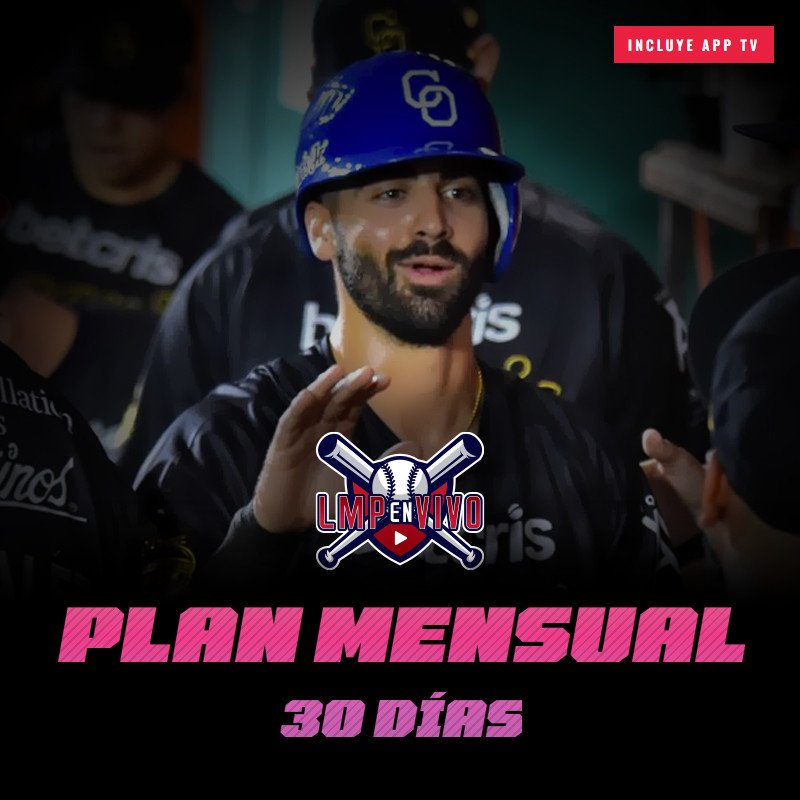 Plan mensual, 30 días. Incluye app TV. LMP en VIVO